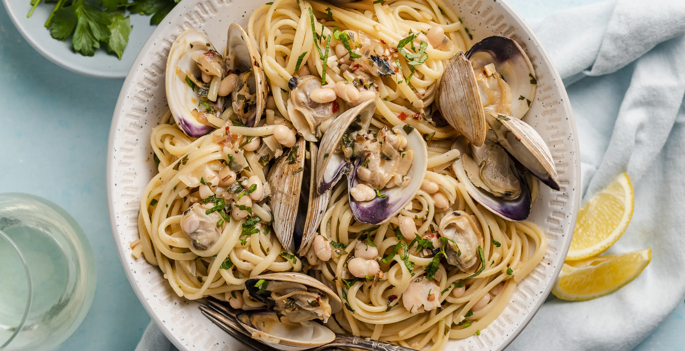 Linguini with Clams